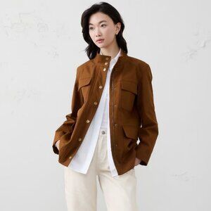 Banana Republic Oversized Twill Utility Jacket